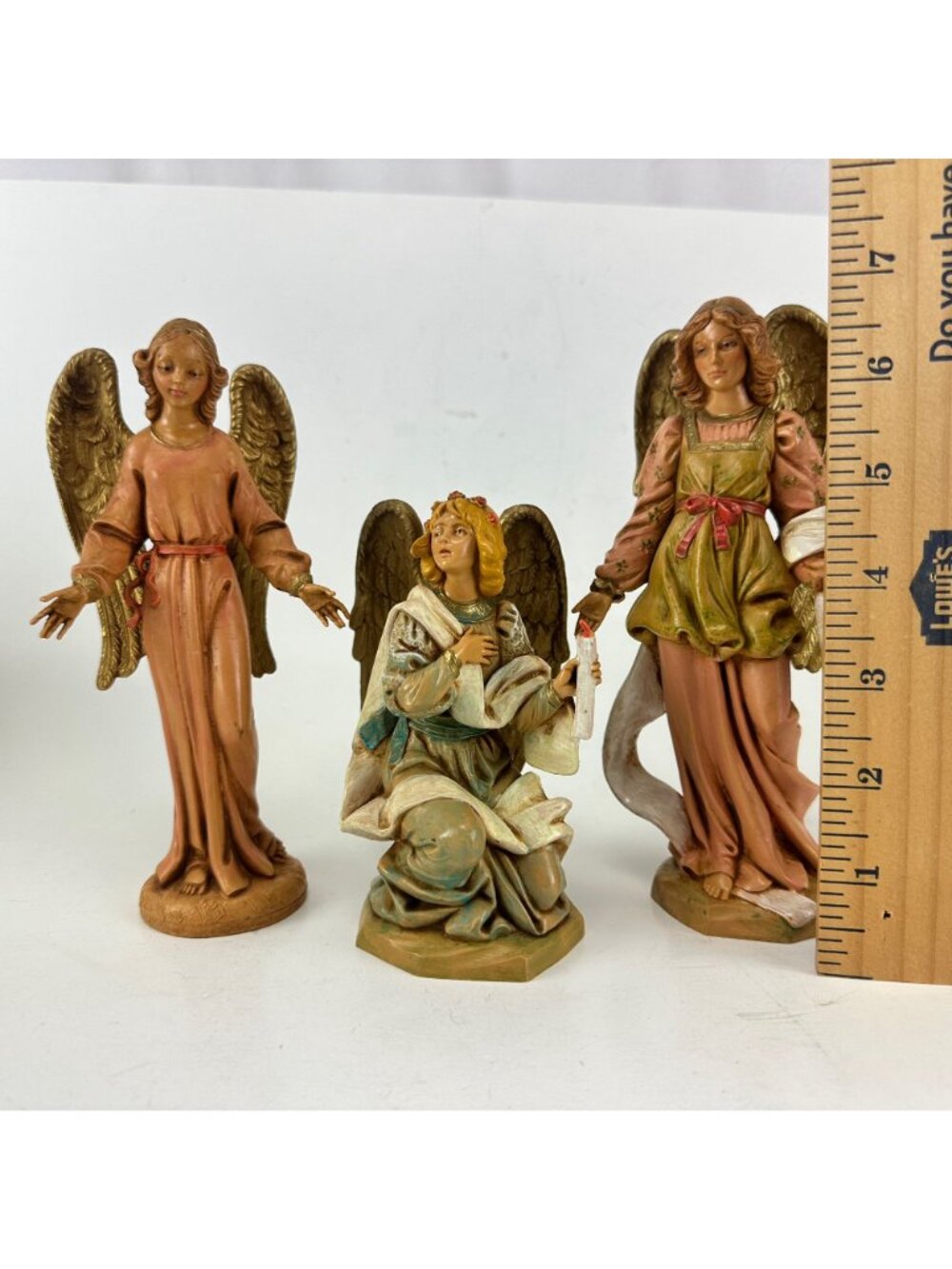 Fontenini Depose Italy Lot of Angels Nativity Figurines